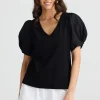 Brave and true Abigail Vneck Tee^ Tops