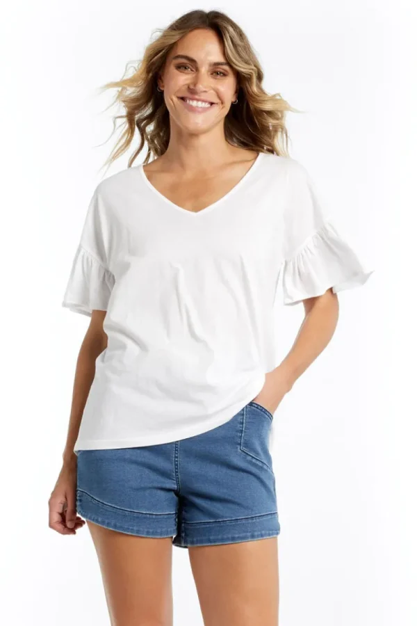 Betty basics Alessi Frill Top^ Tops