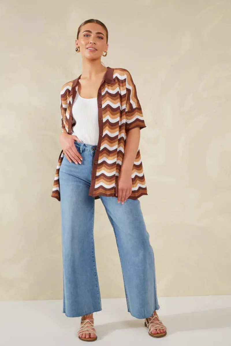 amalfi_knit_shirt_2.webp Haven Amalfi Knit Shirt^ Jumpers + Sweaters | Shirts