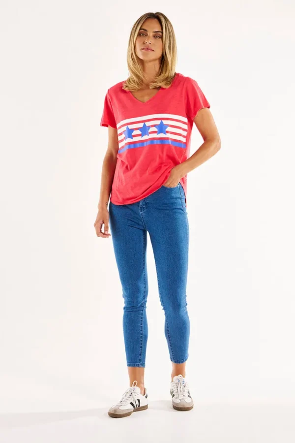 Betty basics Amber Print Tee^ Tops