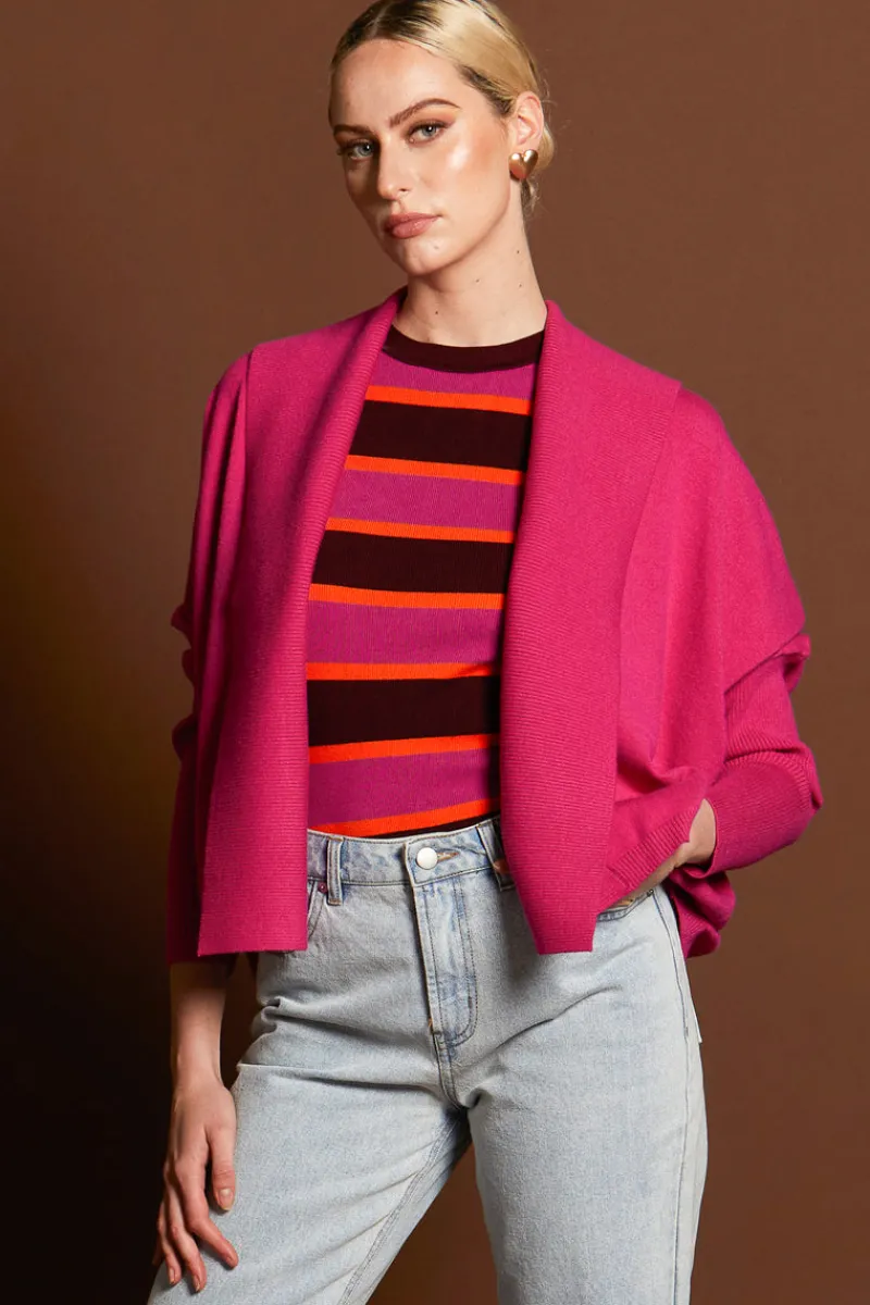atomic_knit_cardi_1.webp Fate and Becker Atomic Knit Cardi^ Jackets | Jumpers + Sweaters