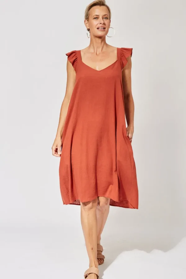 Haven Belize Cap Sleeve Dress^ Dresses