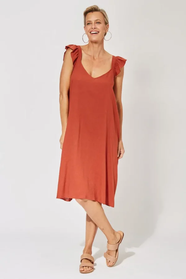 Haven Belize Cap Sleeve Dress^ Dresses