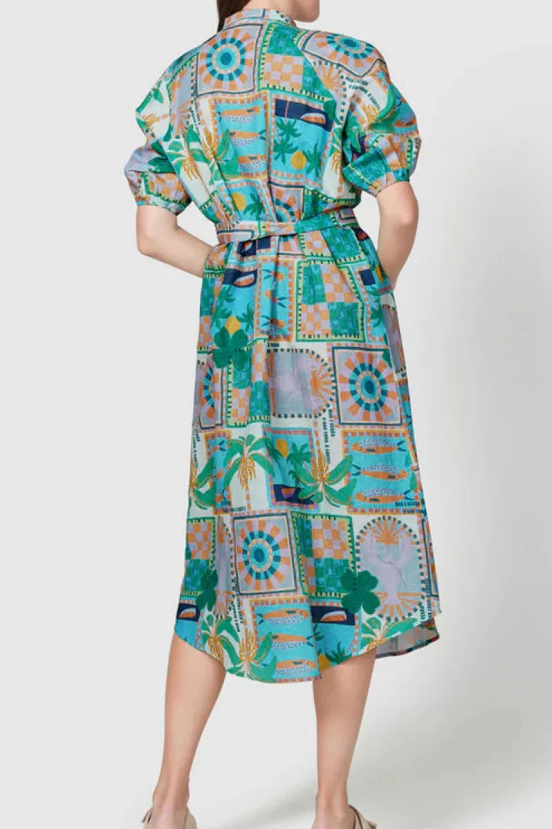 berlin_linen_shirt_dress_2.webp Walnut Berlin Linen Shirt Dress^ Shirts | Dresses