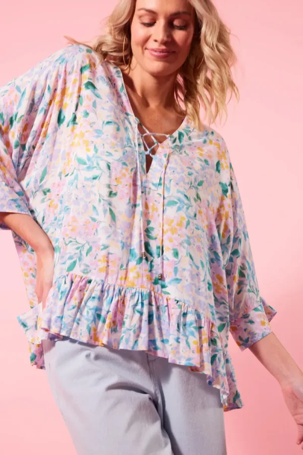 isle of mine Botanical V Relax Top^ Tops