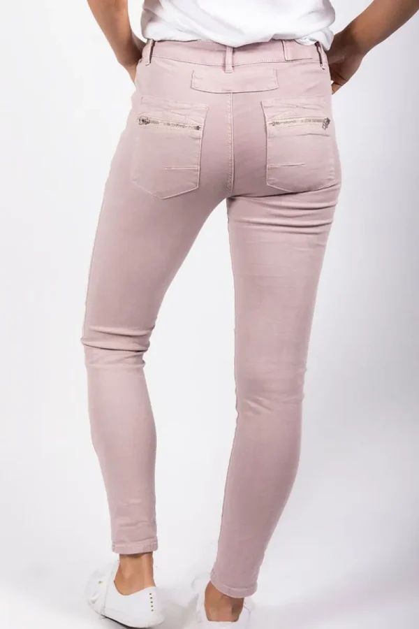 Italian Star Button Jean^ Jeans