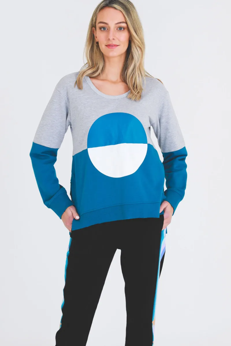 contrast_circle_sweater_0.webp 3rd Story Contrast Circle Sweater^ Jumpers + Sweaters