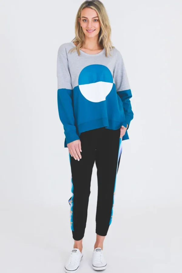 3rd Story Contrast Circle Sweater^ Jumpers + Sweaters