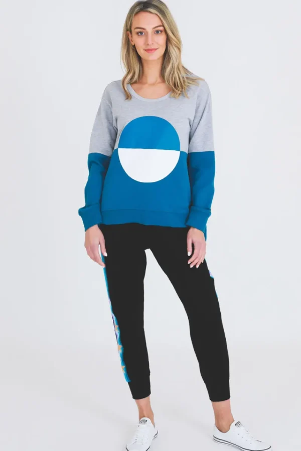 3rd Story Contrast Circle Sweater^ Jumpers + Sweaters