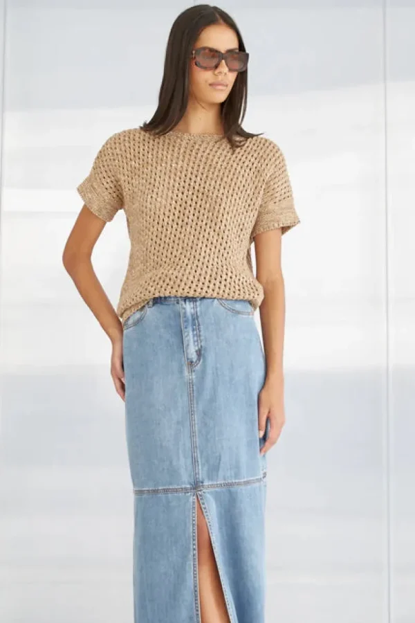 Dricoper Cora Knit Short Sleeves Sweater^ Jumpers + Sweaters