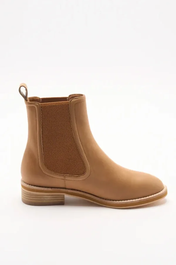 Walnut Cora Leather Boot^ Shoes