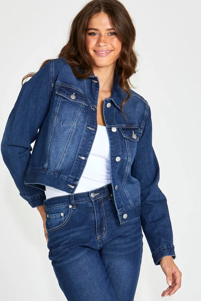 darcy_denim_jacket_1.webp Sass Darcy Denim Jacket^ Jackets