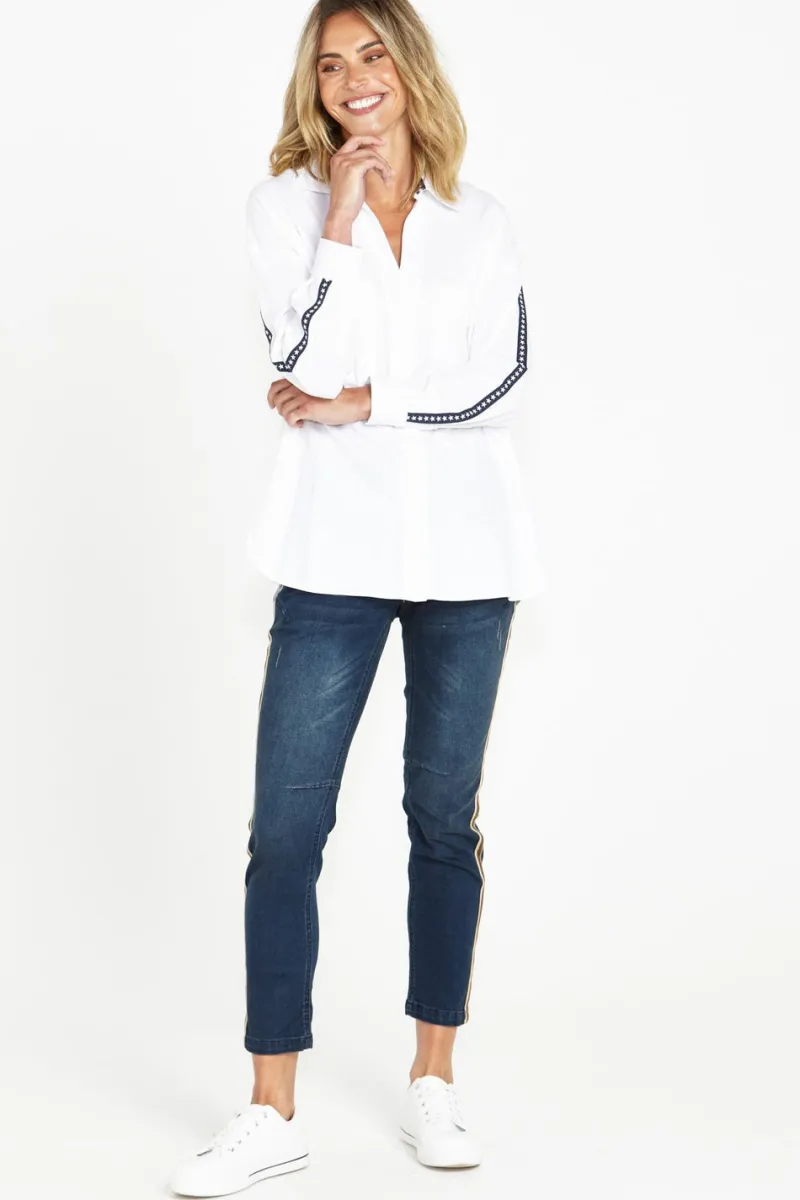 delia_star_pocket_shirt_1.webp Betty basics Delia Star Pocket Shirt^ Shirts