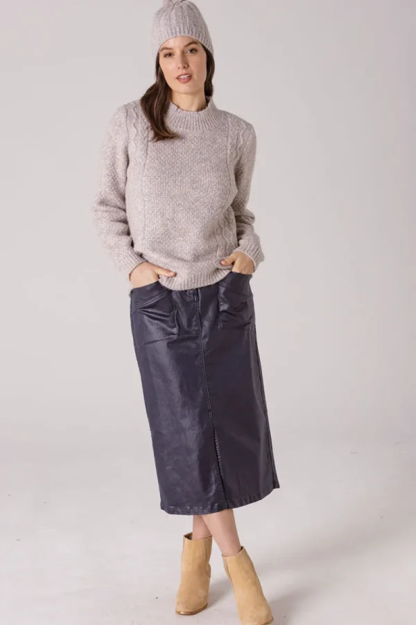 Yarra trail DOUBLE CABLE KNIT^ Jumpers + Sweaters
