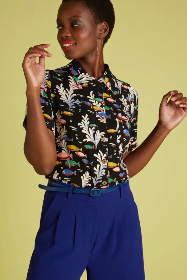 King Louie Ella Blouse^ Tops