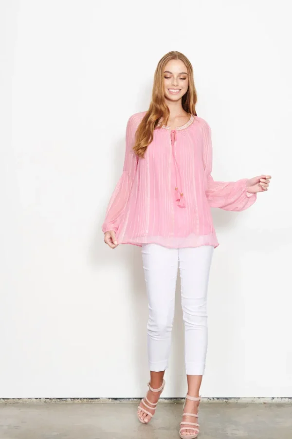 Caju Embroidered Blouse^ Tops