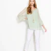 Caju Embroidered Blouse^ Tops
