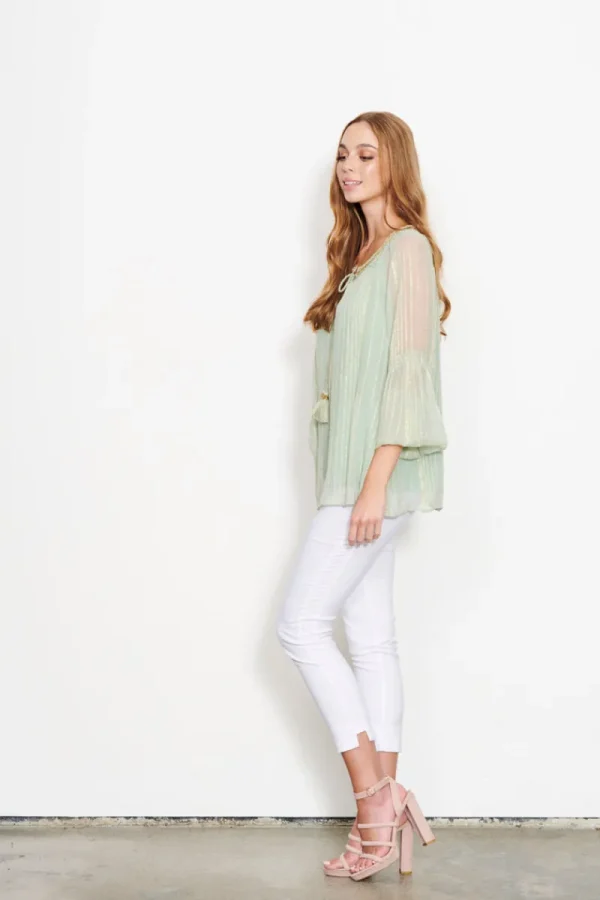 Caju Embroidered Blouse^ Tops