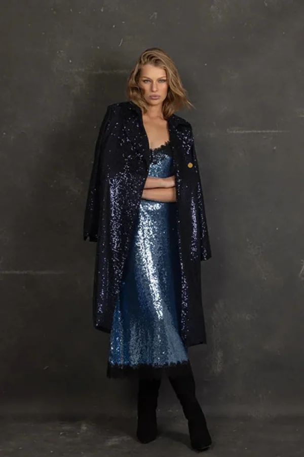 Joey the Label Famous Sequin Coat^ Jackets