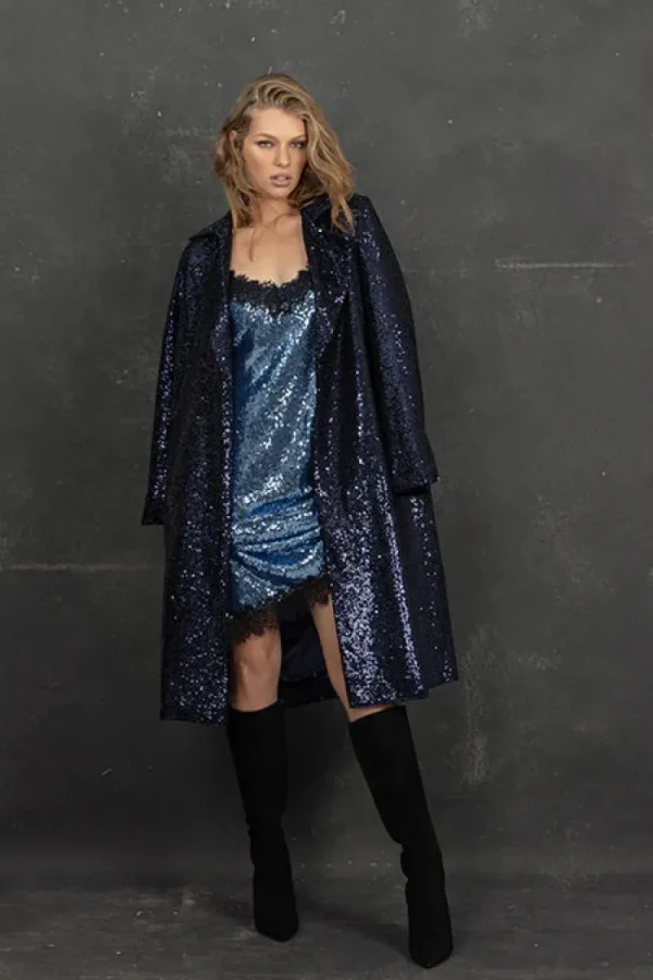 Joey the Label Famous Sequin Coat^ Jackets