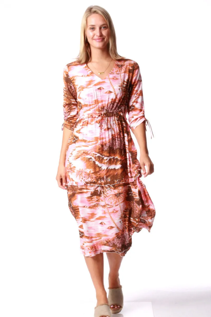 flamingo_dress_1.webp Honeysuckle Beach Flamingo Dress^ Dresses