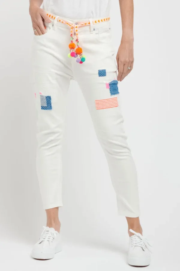 Italian Star Fluro Patch Sophie Jean^ Jeans