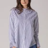 Yarra trail Frilled Stripe Shirt^ Shirts