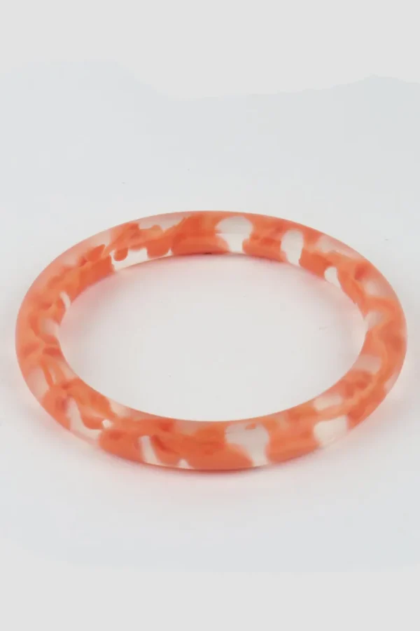 Moose and Meg Designs Gemma Bangle Clear Orange^ Jewellery