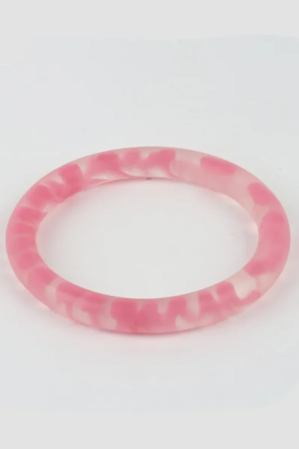 Moose and Meg Designs Gemma Bangle Clear Pink^ Jewellery