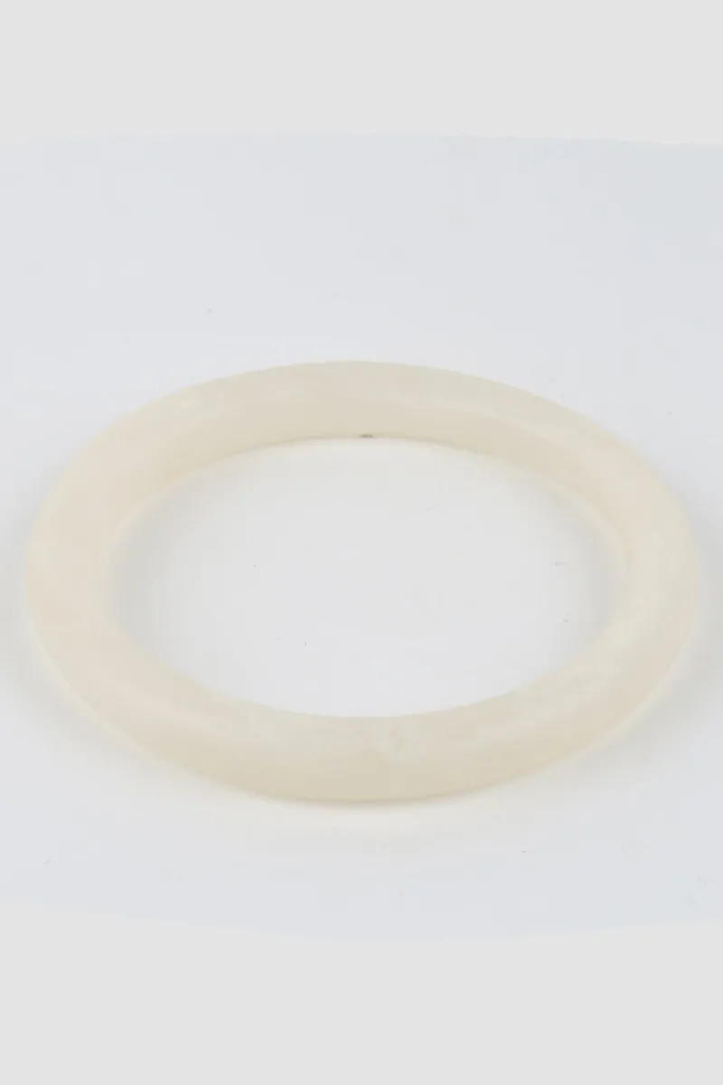 gemma_bangle_clear_white_0.webp Moose and Meg Designs Gemma Bangle Clear White^ Jewellery