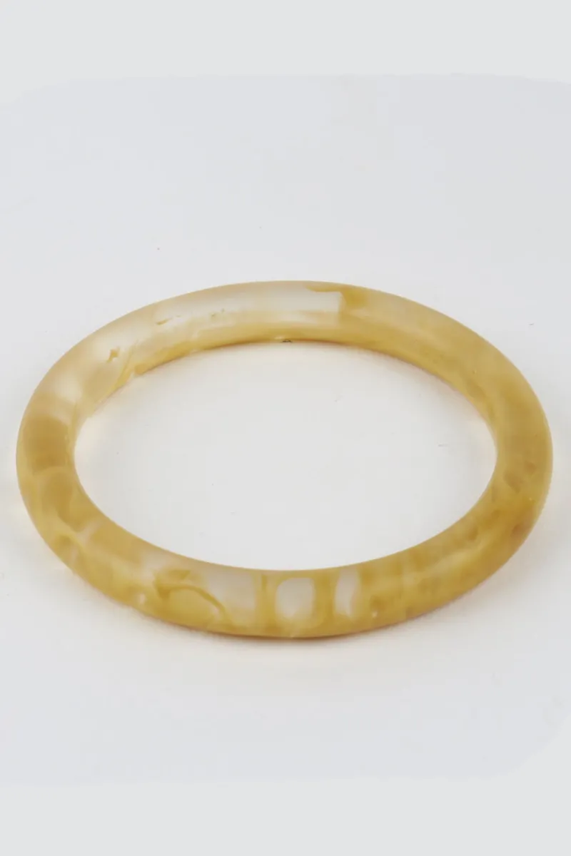 gemma_bangle_clear_yellow_0.webp Moose and Meg Designs Gemma Bangle Clear Yellow^ Jewellery