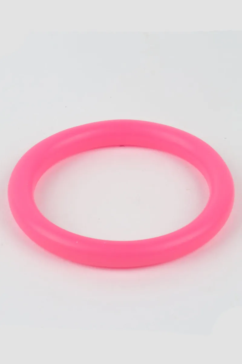gemma_bangle_hot_pink_0.webp Moose and Meg Designs Gemma Bangle Hot Pink^ Jewellery