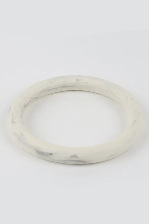 Moose and Meg Designs Gemma Bangle White Marble^ Jewellery