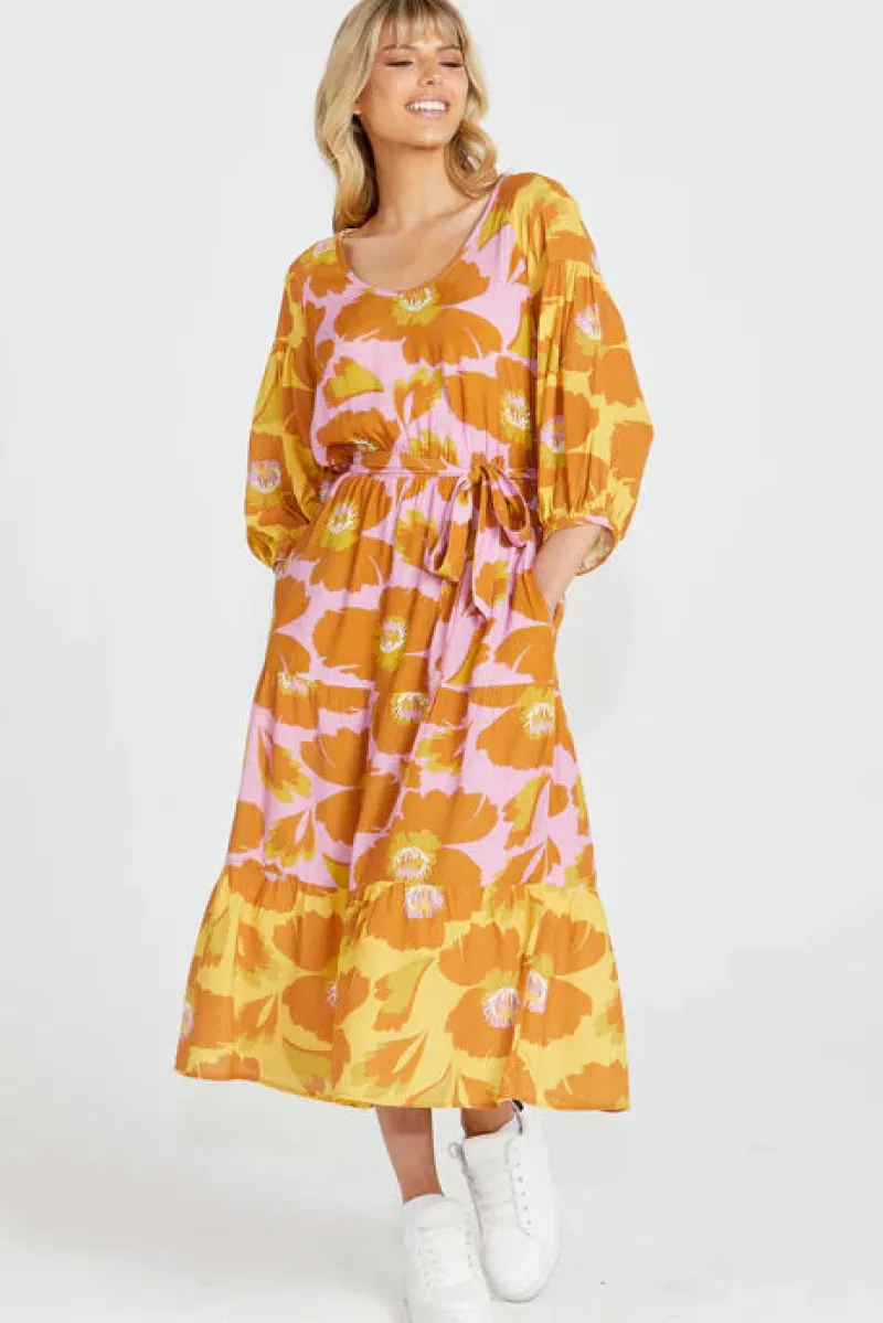 harper_tiered_midi_dress_0.webp Sass Harper Tiered Midi Dress^ Dresses