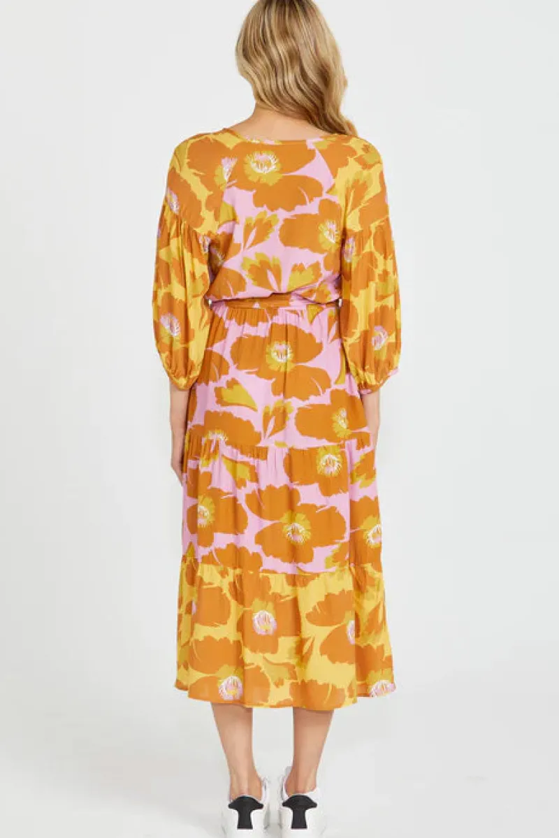 harper_tiered_midi_dress_2.webp Sass Harper Tiered Midi Dress^ Dresses