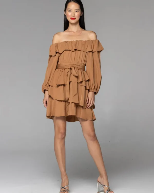 Fate and Becker Heart & Soul Frill Neck Mini Dress^ Dresses