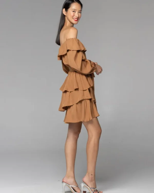 Fate and Becker Heart & Soul Frill Neck Mini Dress^ Dresses