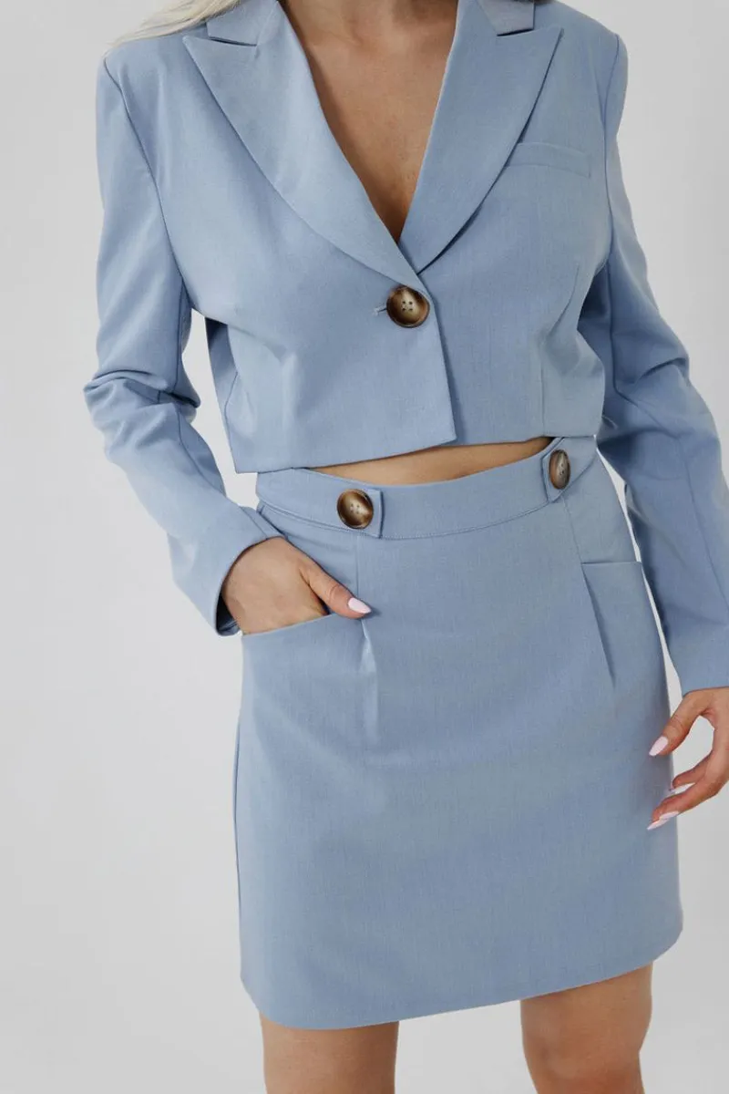 hustler_cropped_blazer_2.webp Daisy Says Hustler Cropped Blazer^ Jackets