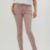 Italian Star Button Jean^ Jeans