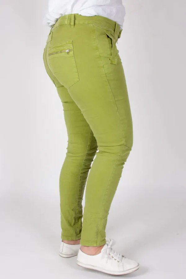 Italian Star Button Jean^ Jeans