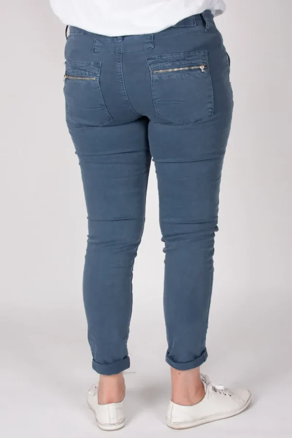 Italian Star Button Jean^ Jeans