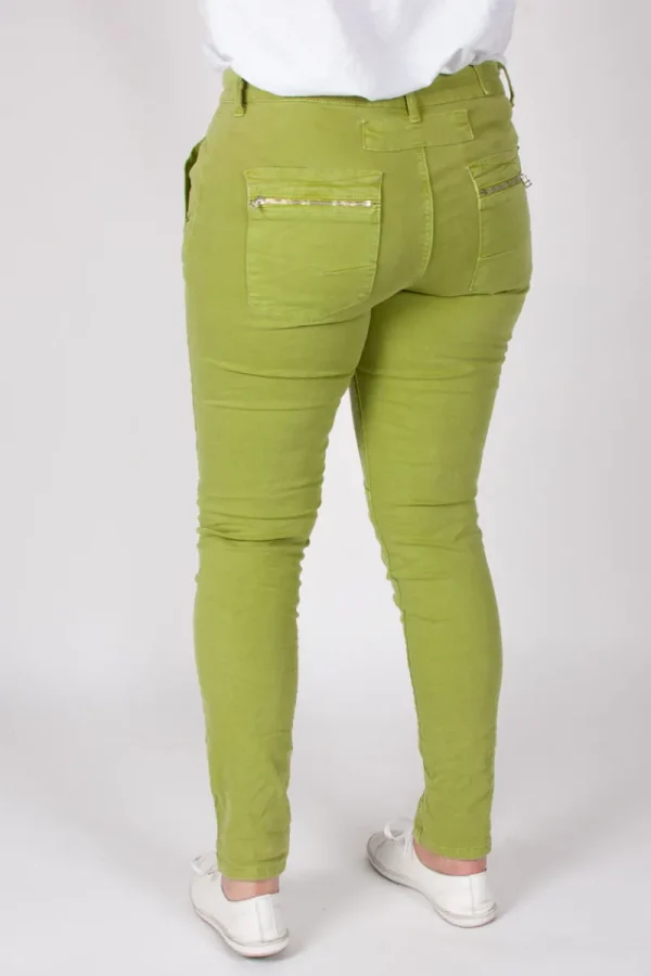 Italian Star Button Jean^ Jeans