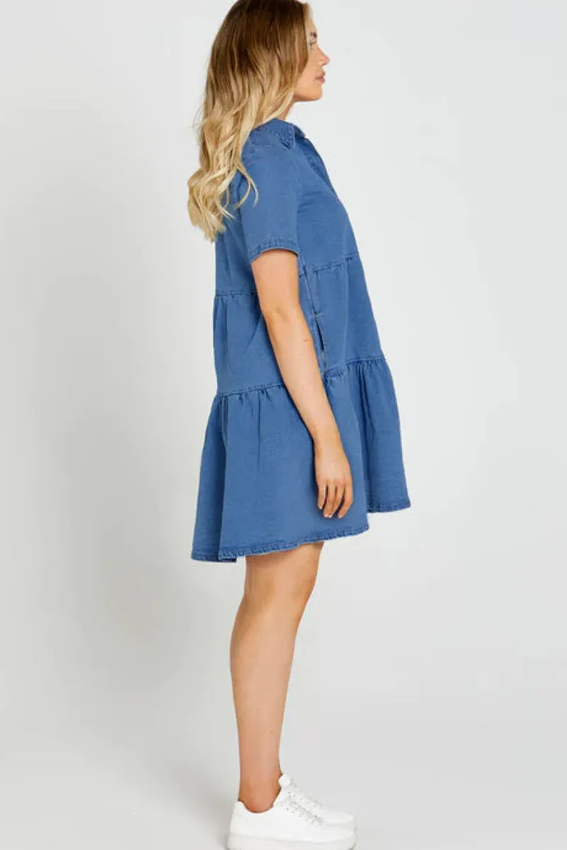 kellie_denim_dress_1.webp Sass Kellie Denim Dress^ Dresses