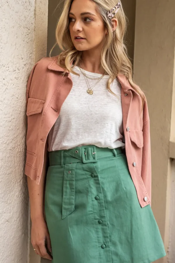 Imonni Kyra Button Up Skirt^ Skirts