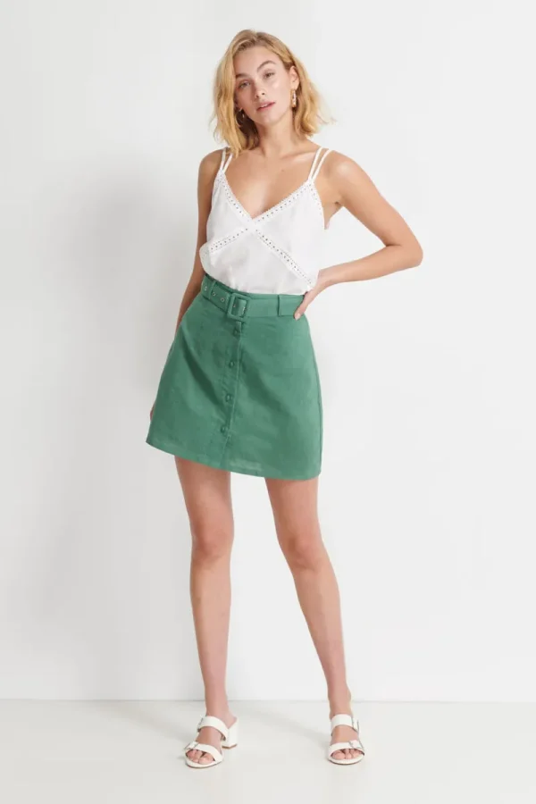 Imonni Kyra Button Up Skirt^ Skirts