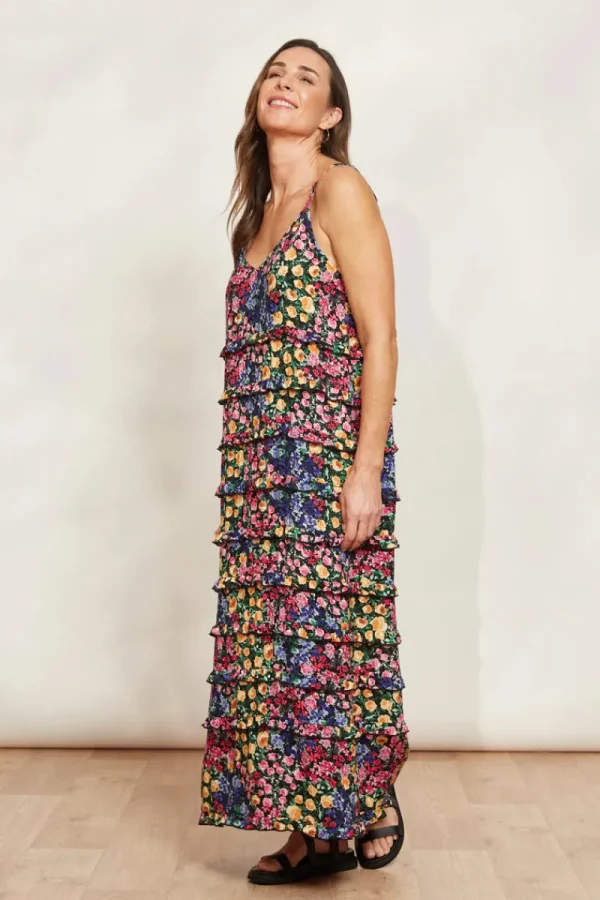 eb and ive La Mer Frill Maxi^ Dresses