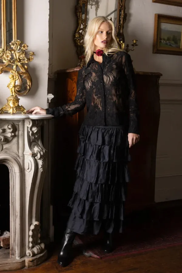 Joey the Label Lace Body Shirt^ Shirts