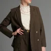 Fate and Becker Last Dance Structured Solid Blazer^ Jackets