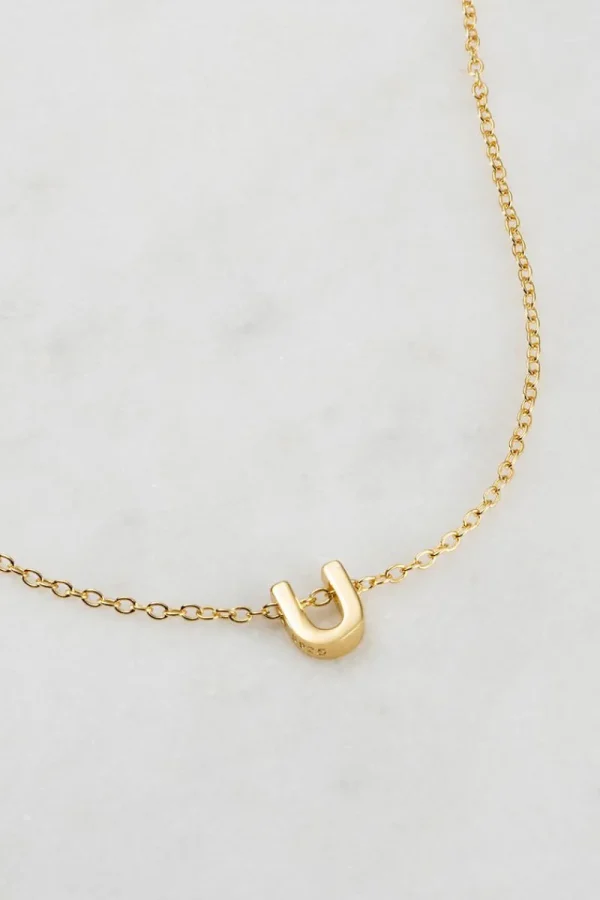 Zafino Letter Necklace U^ Jewellery