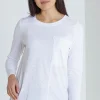 Marco Polo Long Sleeve Side Gathered Tee^ Tops